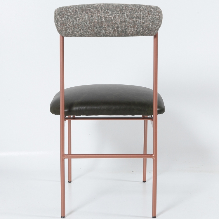 Cadeira Oliva Compose Couro Verde em Tramado Verde