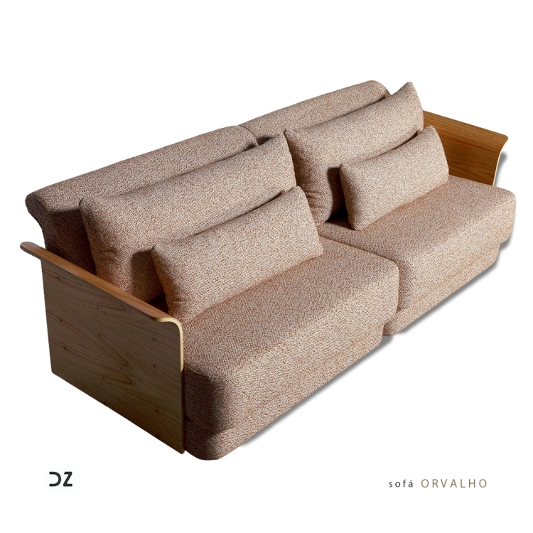 Sof&aacute; Orvalho Bipartido 1.80